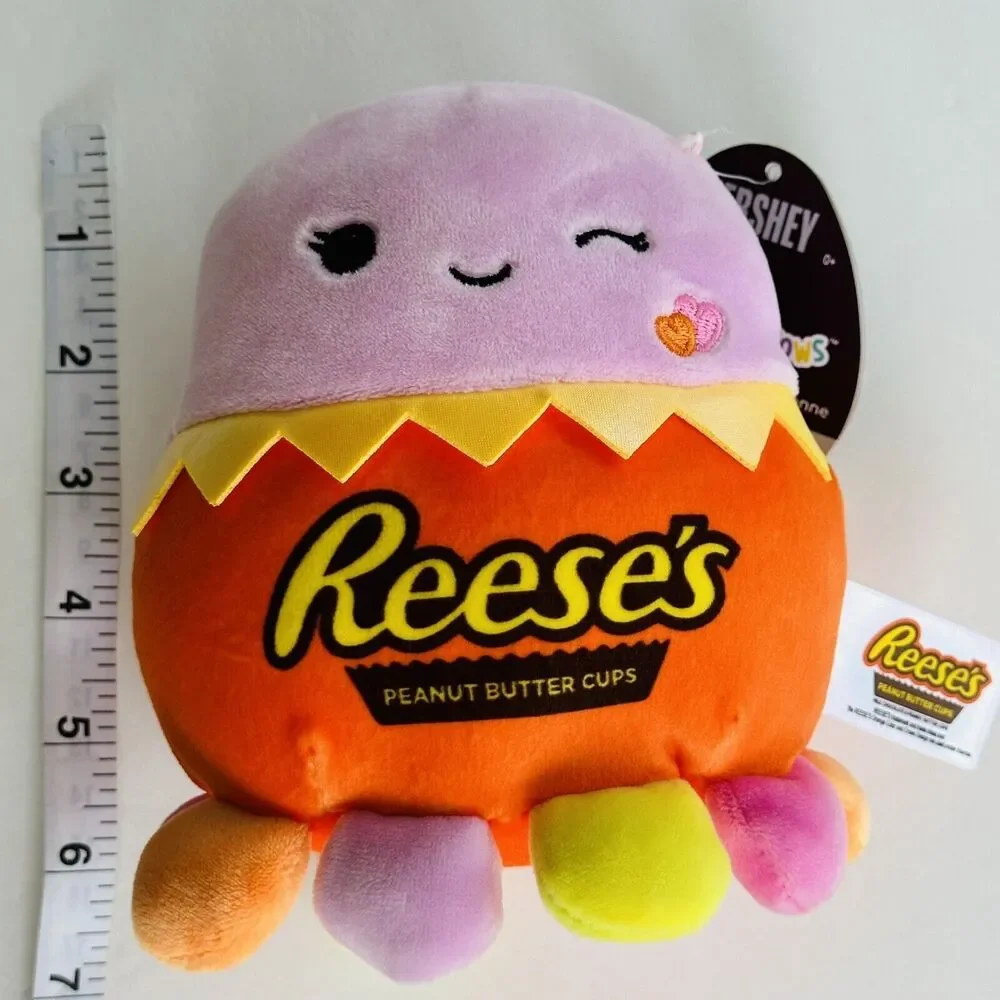 Hershey Reese's Squishmallows Jeanne Octopus Kellytoy Plush Stuffed Toy NWT 5